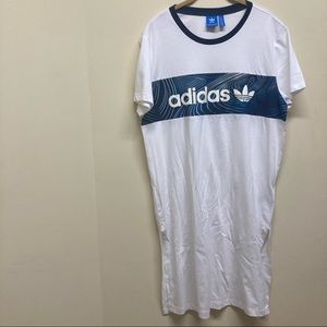 Long Adidas Shirt With Slits Size 12